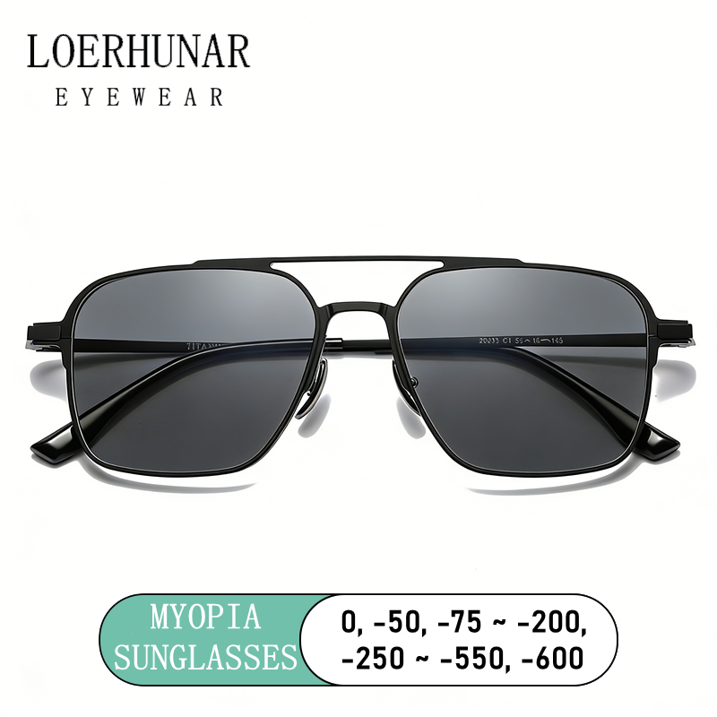Sunglasses Aviator Polarized - Ultralichte pure titanium dubbele straal bijziendheid