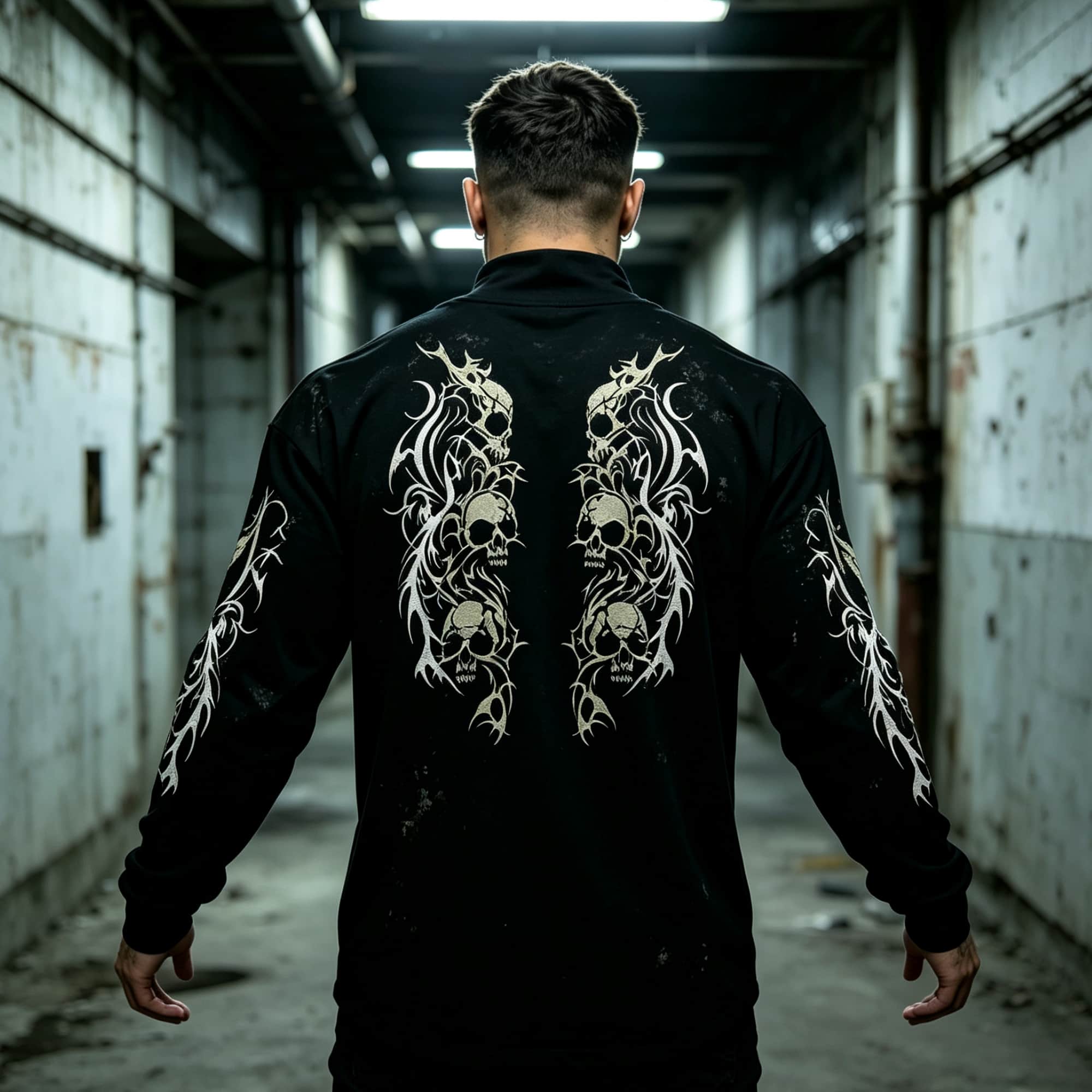 Donkere tattoo-grafische heren - Tee Graphic Print recensie en prijs