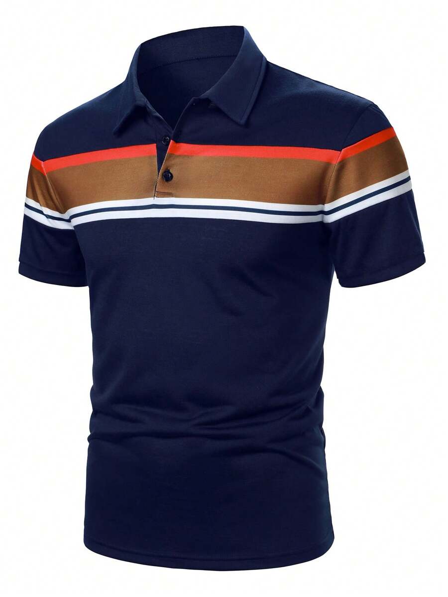 Calvornis Heren Color Block Ko - Polo Shirt Pique recensie en prijs