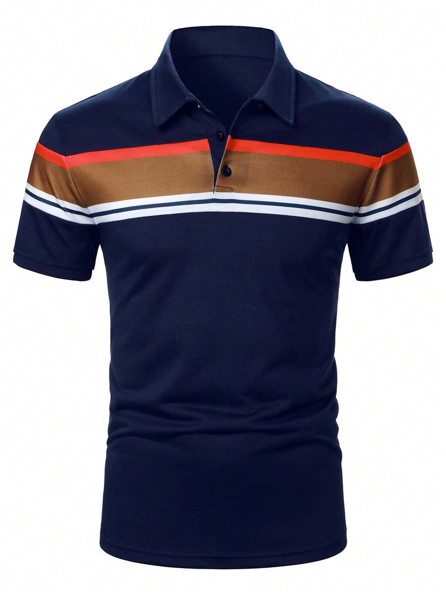 Calvornis Heren Color Block Ko - Polo Shirt Pique recensie en prijs