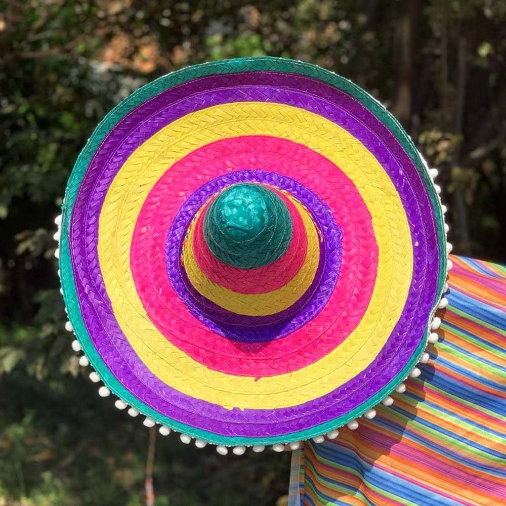 Mexicaanse feesthoed met brede - Bucket Hat Straw recensie en prijs