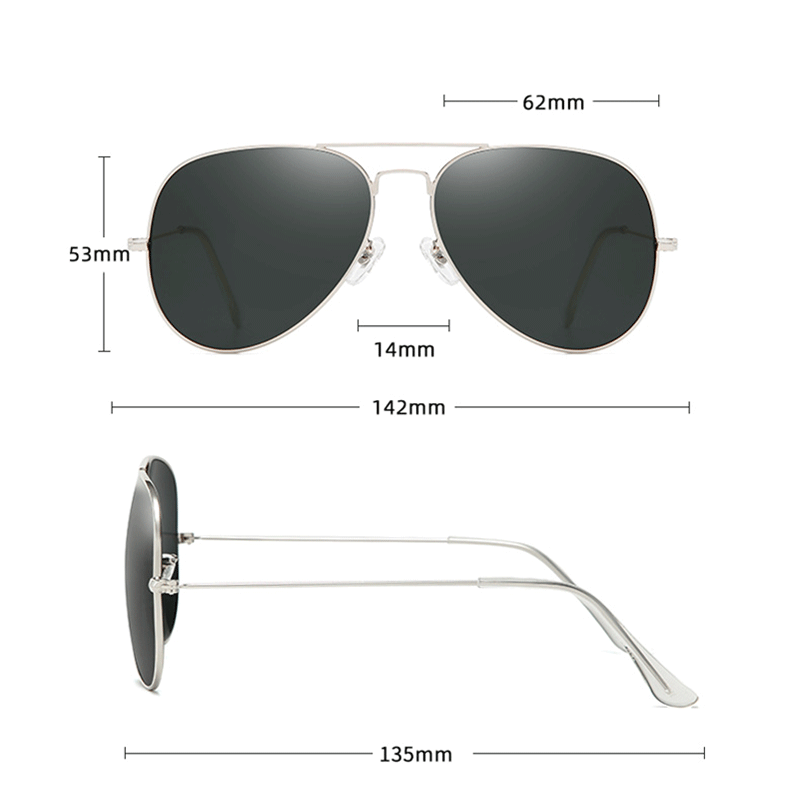 Nieuwe Mode Luchtvaart Zonnebr - Sunglasses Aviator Polarized recensie en prijs